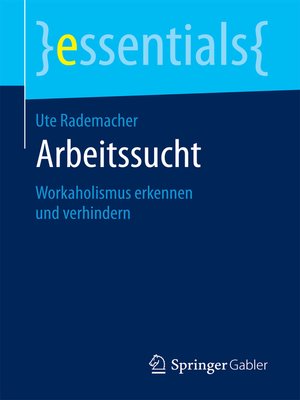 cover image of Arbeitssucht